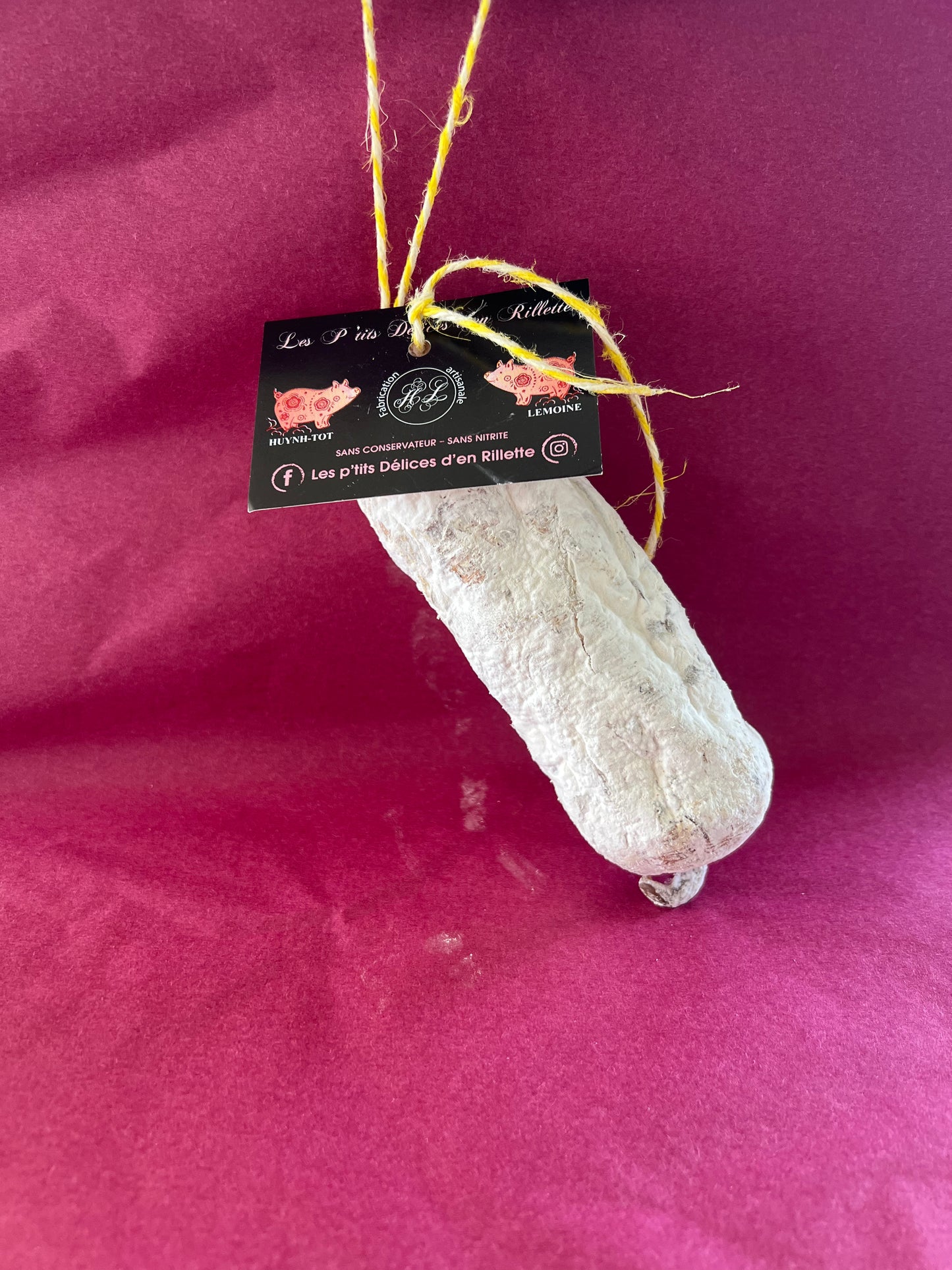 Saucisson sec de porc sans nitrite